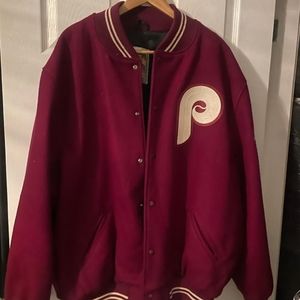 Vintage Mitchell & Ness Wool Coat